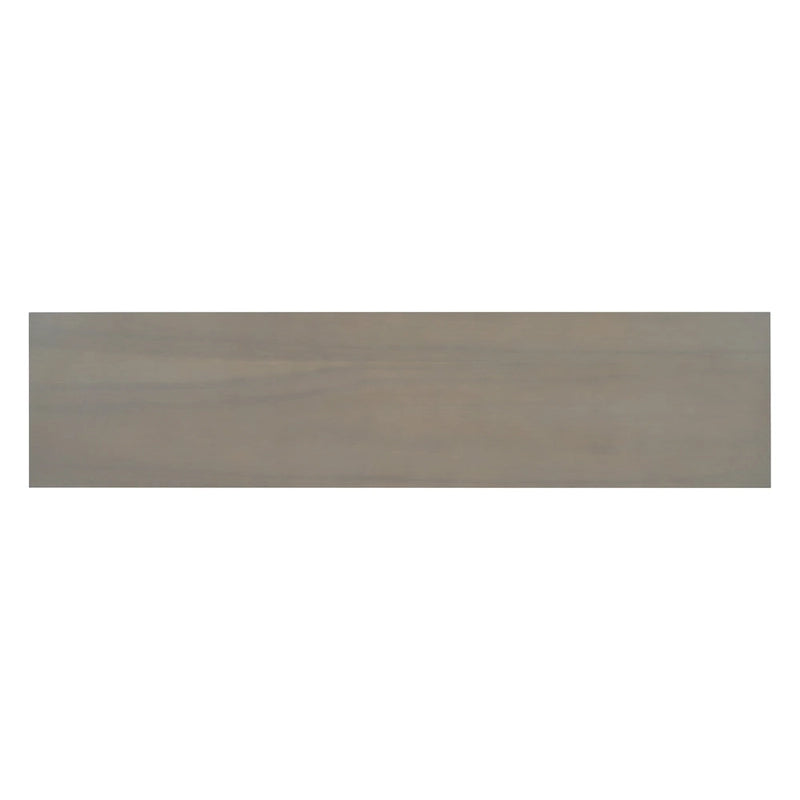 Elegant Console Table with Natural Wood Veneer and V-Base Design