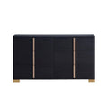 6 Drawers Wooden Dresser with Metal Hardware