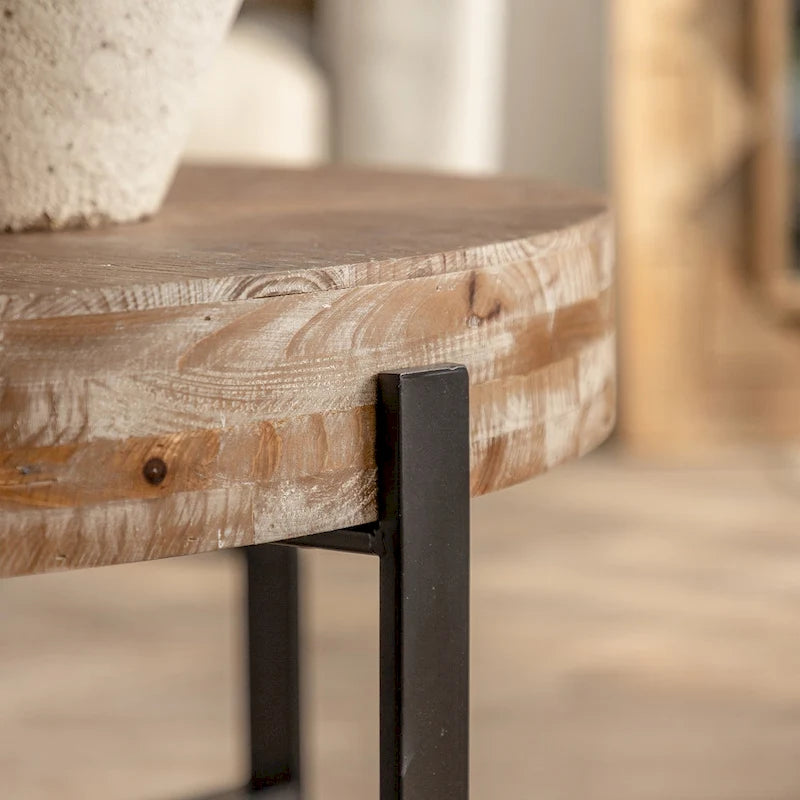 31.29Modern Retro Splicing Round Coffee Table