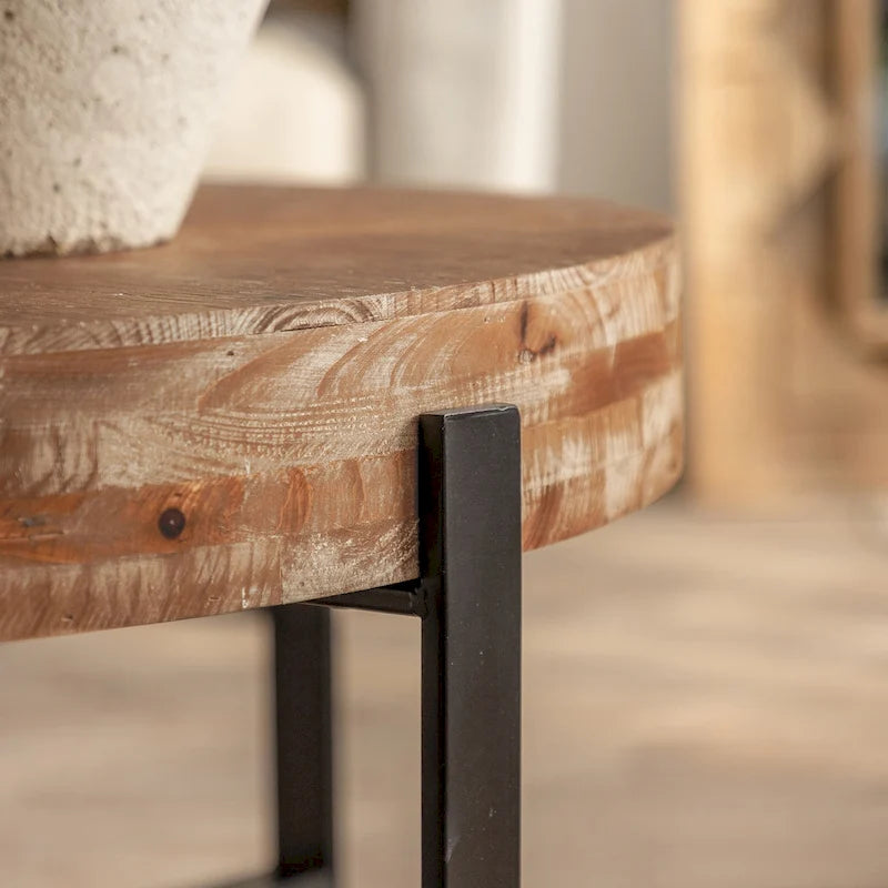 31.29Modern Retro Splicing Round Coffee Table